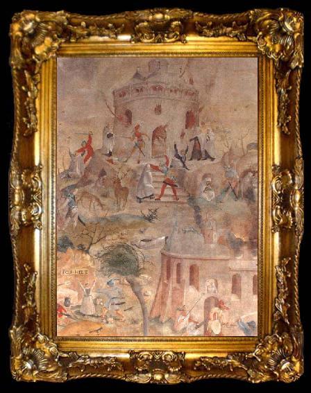 framed  Jorg Ratgeb Martyrdom of the Carmelites, ta009-2
